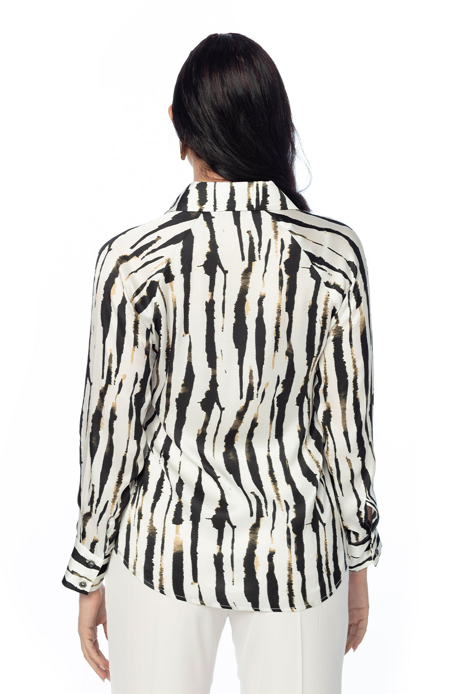 Camicia Animalier in Raso di Viscosa