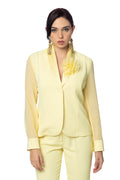 Giacca in Cady con Maniche Georgette