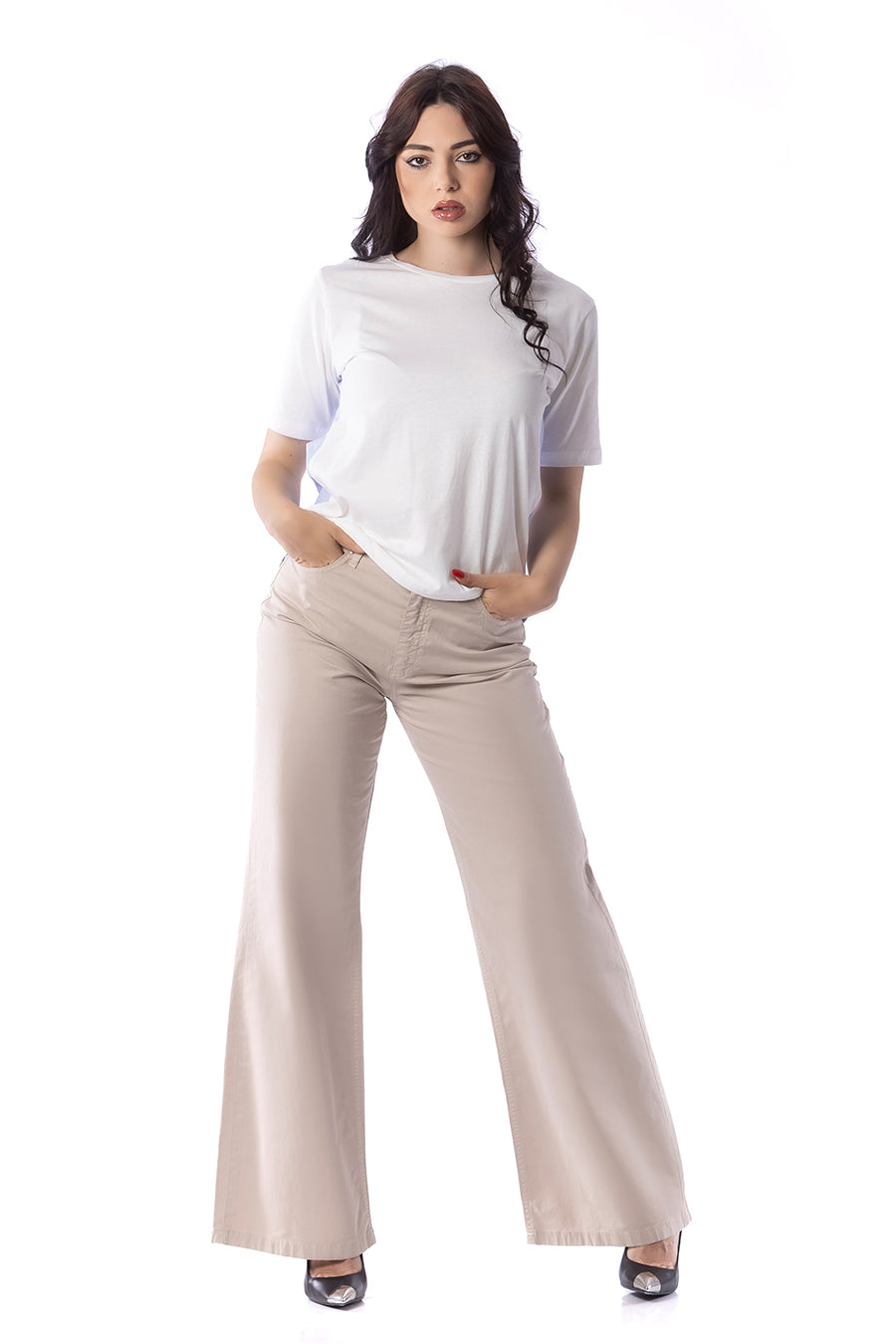 Pantalone a Zampa 5 Tasche