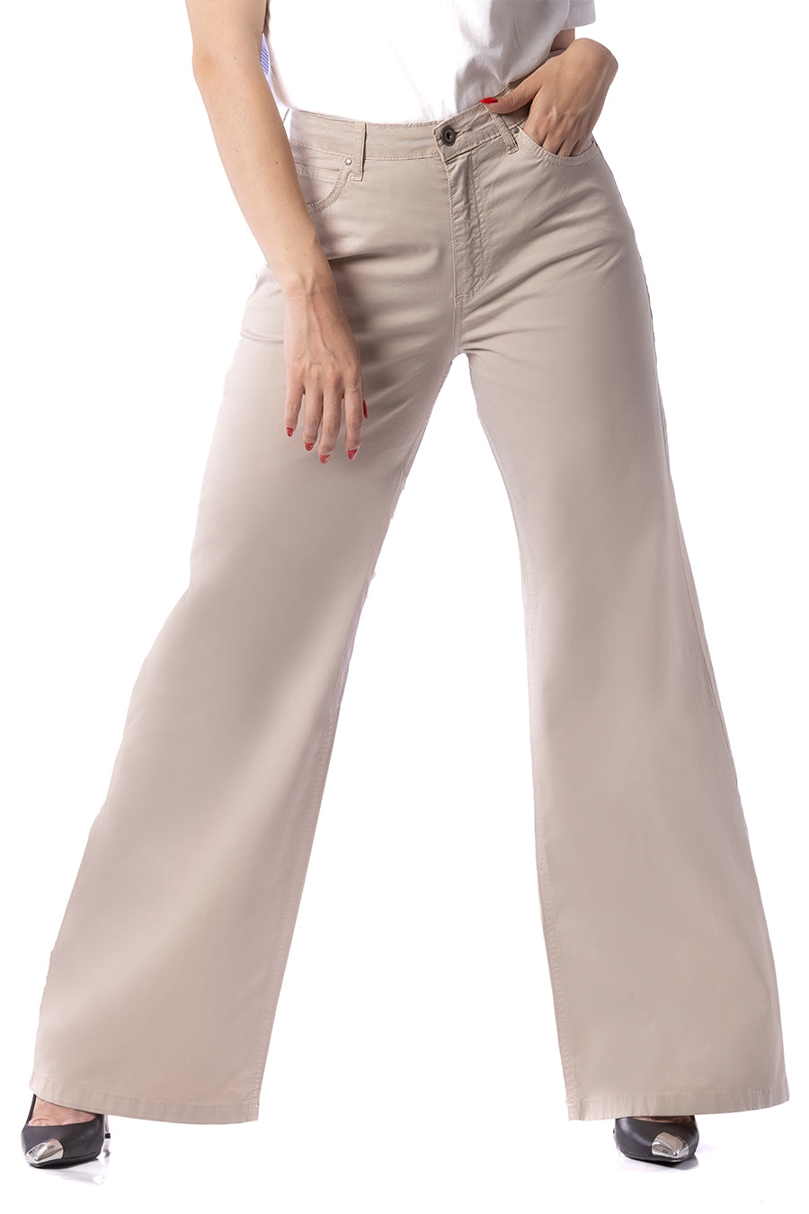 Pantalone a Zampa 5 Tasche